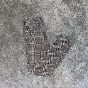 H&M Men’s Skinny Fit Plaid Pants